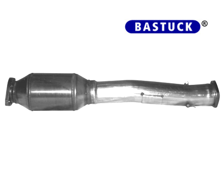 BASTUCK Sport-Kat. 70mm für: FORD Focus RS / 2.5T - 224kW / Kat.-Rohr (DP Unterteil) / mit HJS Metall-Kat. 200 cpsi