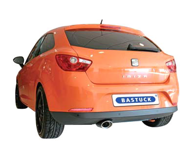 BASTUCK Sportauspuff / ESD für: SEAT Ibiza - 6J / 1.2 - 1.9TDI / 44-110 kW | Endrohre: 120x80 oval