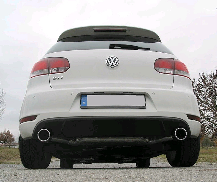 EISENMANN Sportauspuff / Duplex-ESD für: VW Golf 6 GTI - 155 kW | Endrohre: 2x 102mm rund