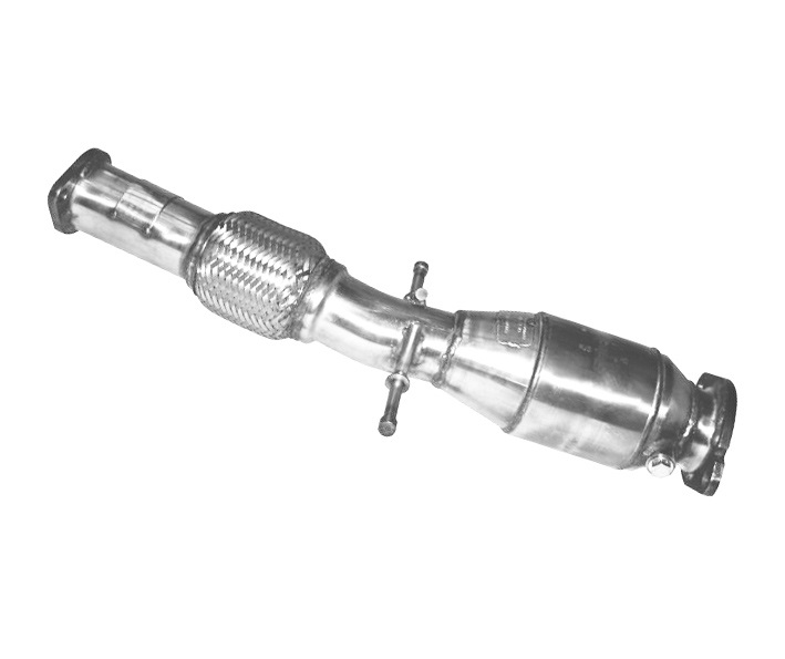 HJS Downpipe 70mm mit Sport-Kat. 200cpsi für: OPEL Astra J OPC / 2.0T - 206 kW / Euro 5 Norm