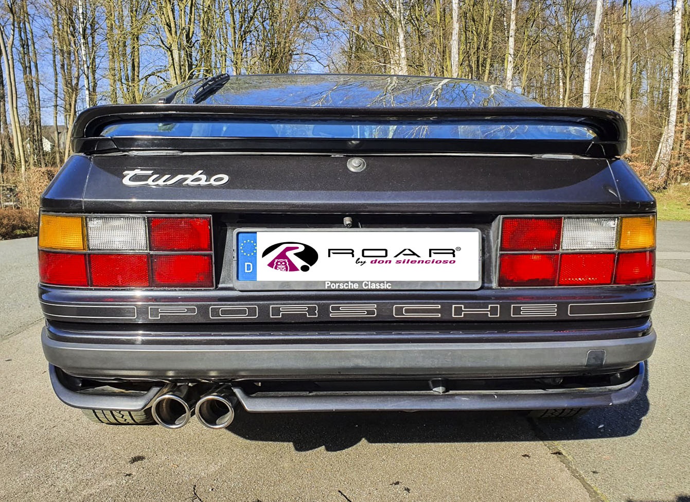 ROAR Sportauspuff Edelstahl / Anlage ab Kat. für: PORSCHE 944 Turbo S / 1988 - 1991 / 2.5 140kW | No 11 gemäss Abbildung