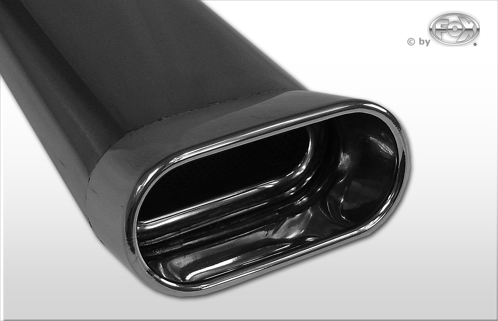 FOX Sportauspuff / Duplex-ESD f&uuml;r: OPEL Calibra A / 92- / 2.0 16V, V6 | Endrohr-Typ: 2x 160x80 flachoval | Hinweise: S, 53