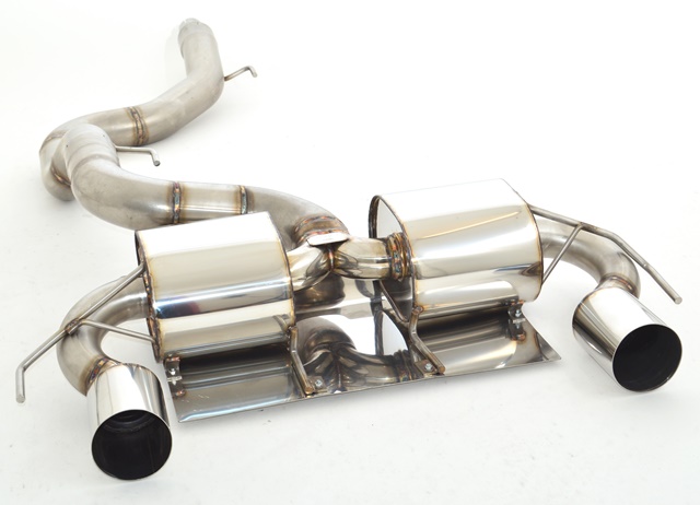 FRIEDRICH Sportauspuff / Duplex-ESD 90mm Edelstahl für: OPEL Corsa E OPC / 1.6T - 152 kW | Endrohr-Typen: alle / ESD hat unten ein Luftleitblech