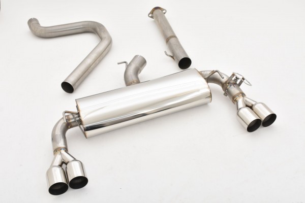 FRIEDRICH Sportauspuff / Duplex-Anlage 90mm Edelstahl ab Kat./OPF für: HYUNDAI i30 N Performance - PDE / 2.0T - 202 kW, mit OPF  |  Endrohr-Typ: alle / orig. Klappensteuerung kann weiterverwendet werden