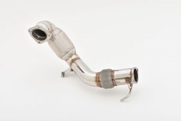 FRIEDRICH Downpipe 90mm mit Sport-Kat./OPF für: HYUNDAI i30 N Performance - PDE /  2.0T - 202 kW, mit OPF /  Edelstahl - mit HJS Sport-Kat. 200cpsi / Euro-6d Temp / mit Integral-Isolierung