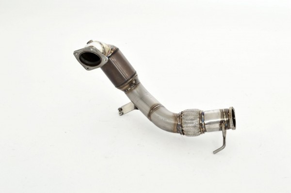 FRIEDRICH Downpipe 90mm mit Sport-Kat./OPF für: HYUNDAI i30 N Performance - PDE /  2.0T - 202 kW, mit OPF /  Edelstahl - mit HJS Sport-Kat. 200cpsi / Euro-6d Temp