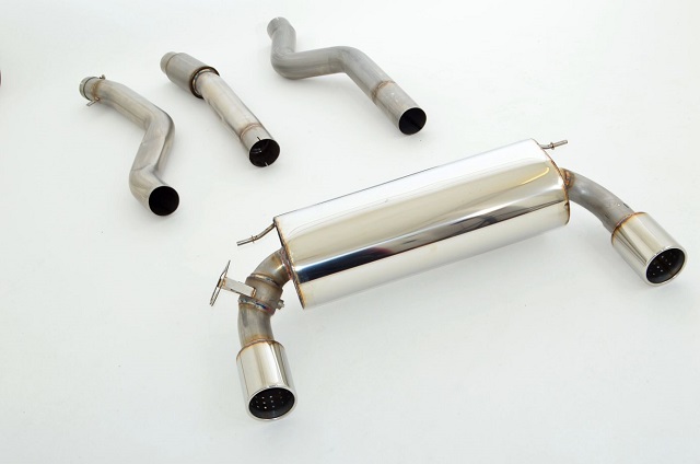 FRIEDRICH Sportauspuff / Duplex-Anlage 90mm Edelstahl ab Kat. für: BMW 340i, 340ix, 440i, 440ix - F30,F32 / 3.0T - 240 kW - ohne OPF |  Endrohr-Typen: alle | Hinweis: orig. Klappensteuerung kann weiter verwendet werden