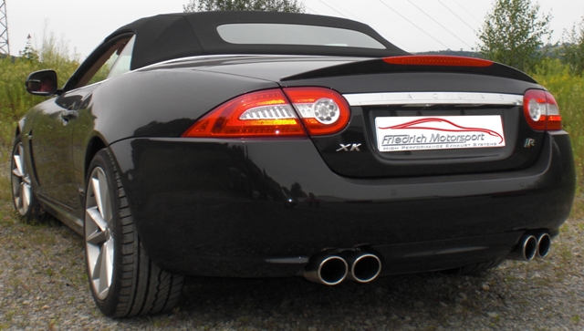 FRIEDRICH Sportauspuff / Duplex-ESD 70mm Edelstahl für: JAGUAR XKR Cabrio V8 5.0 - 375 kW / 2009-14 |  Endrohr-Typen: alle