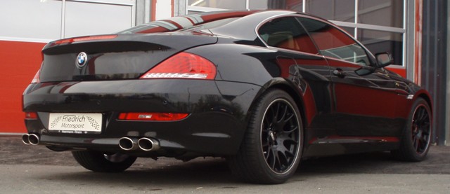 FRIEDRICH Sportauspuff / Duplex-ESD 70mm Edelstahl für: BMW E63,E64 Coupé,Cabrio / 635d - 210kW / 2007- | Endrohr-Typen: alle
