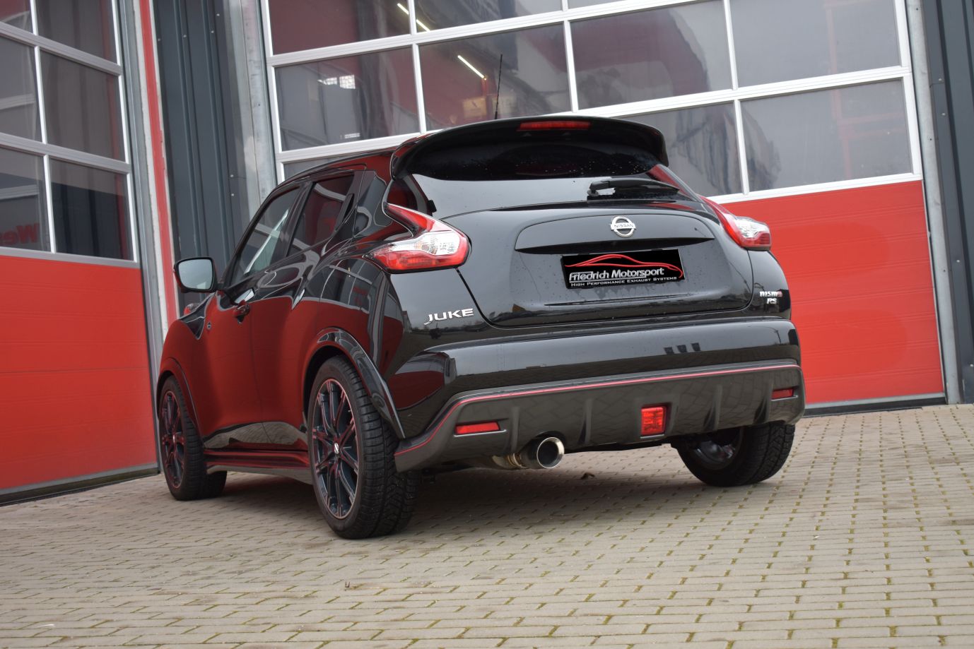 FRIEDRICH Sportauspuff / Anlage 70mm Edelstahl für: NISSAN Juke Nismo RS - F15, 2WD /  1.6T - 160 kW |  Endrohr-Typen: alle
