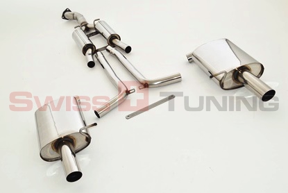 FRIEDRICH Sportauspuff / Duplex-Anlage 70mm Edelstahl für: AUDI A4 Quattro - B7, Lim.,Avant / 3.0TDI - 150,171 kW |  Endrohr-Typen: alle / auch für S4 Heck erhältlich, bitte bei Bestellung angeben