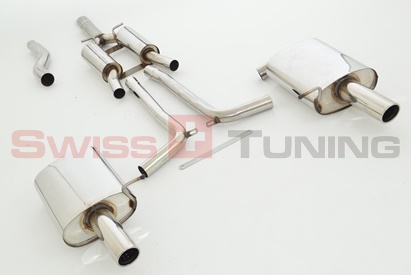 FRIEDRICH Sportauspuff / Duplex-Anlage 70mm Edelstahl für: AUDI A4 Quattro - B7, Lim.,Avant / 1.8T,2.0TFSI - 120,147,162 kW |  Endrohr-Typen: alle / auch für S4 Heck erhältlich, bitte bei Bestellung angeben