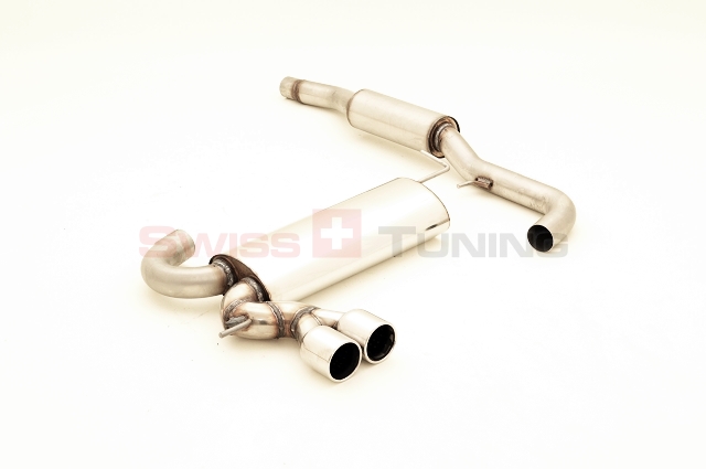 FRIEDRICH Sportauspuff / Anlage 70mm Edelstahl für: AUDI A3 Quattro + S3 (8L)  1.8T, TDI /  96-165kW |  Endrohr-Typen: alle  mit Quer-ESD
