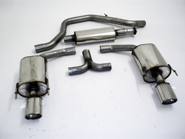 FRIEDRICH Sportauspuff / Duplex-Anlage 70mm Edelstahl für: OPEL Insignia Lim. / 1.6T, 2.0T / 125,132,162,184 kW | Endrohr-Typen: alle