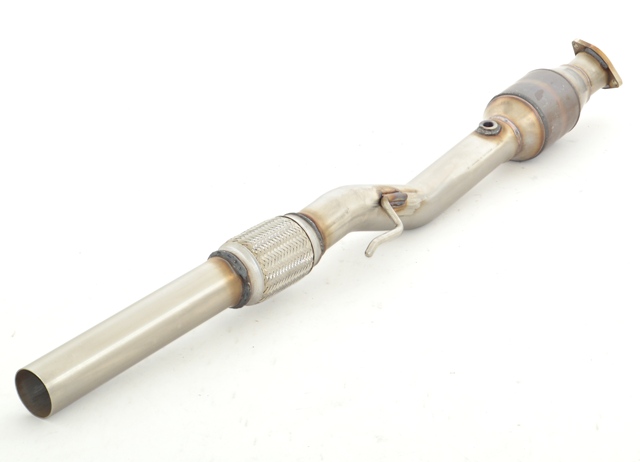 FRIEDRICH Downpipe 70mm mit Sport-Kat. für: OPEL Corsa D OPC + NBE / 1.6T - 141,155 kW - Euro 5 / 11.09-10.13 /  Edelstahl - mit HJS Sport-Kat. 200cpsi / mit CH-Gutachten