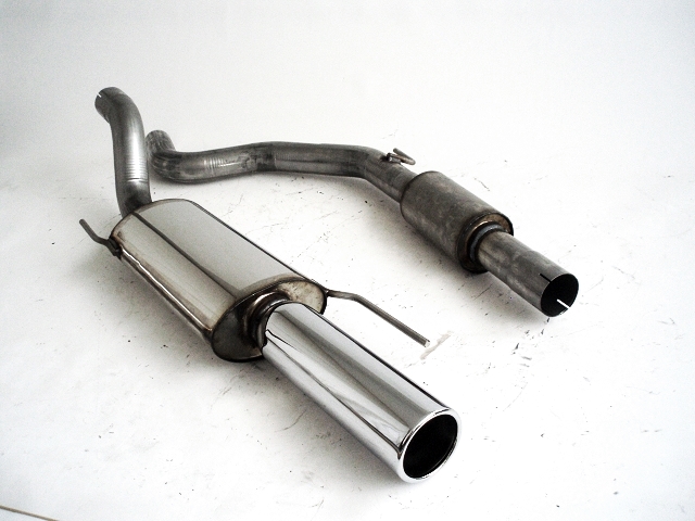 FRIEDRICH Sportauspuff / Anlage 70mm Edelstahl für: OPEL Corsa D GSI - 110kW |  Endrohr-Typen: alle