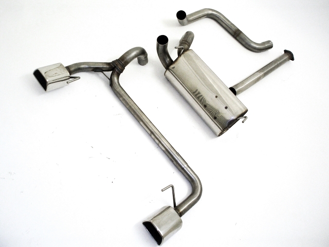 FRIEDRICH Sportauspuff / Duplex-Anlage 70mm Edelstahl für: OPEL Astra J GTC / 1.4T, 1.6T - 103,132 kW |  Endrohr-Typen: alle