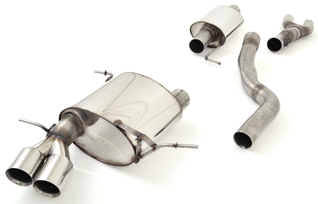 FRIEDRICH Sportauspuff / Anlage 70mm Edelstahl für: BMW 325i,330i - E92 / 3.07-12 / 160,200 kW  |  Endrohr-Typen: alle / auch passend für M-Paket
