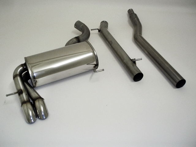 FRIEDRICH Sportauspuff / Anlage 70mm Edelstahl für: VW Golf 6 4motion / 2.0TDI - 103 kW |  Endrohr-Typen: alle