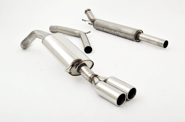 FRIEDRICH Sportauspuff / Anlage 70mm Edelstahl für: PEUGEOT RCZ / 1.6T - 115,147 kW |  Endrohr-Typen: alle