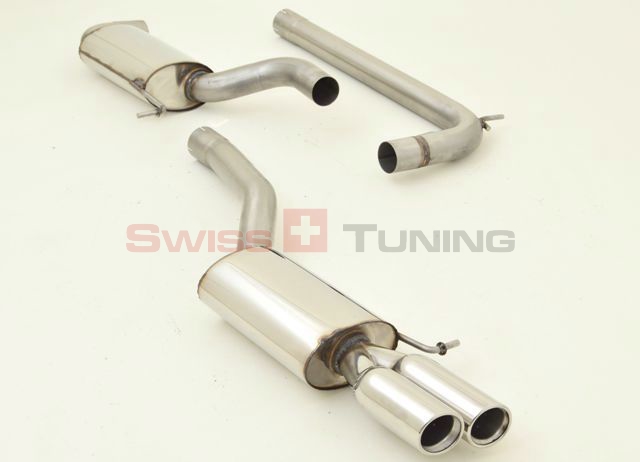 FRIEDRICH Sportauspuff / Anlage 70mm Edelstahl für: SKODA Octavia - 1Z /  1.8TFSI, 2.0TDI  /  118,103 kW |  Endrohr-Typen: alle