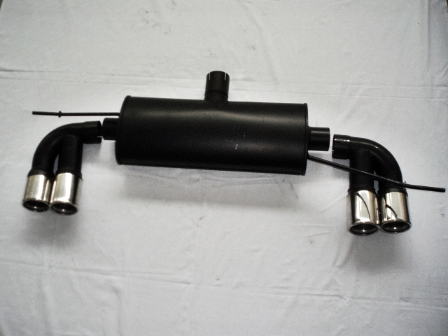 FRIEDRICH Sportauspuff / Duplex-ESD Stahl für: AUDI A3 - 8P / 1.6,1.6 FSI,1.9TDI,2.0TDI,2.0 FSI / 75-110 kW| aluminisierter Stahl lackiert / Endrohr-Typen: alle