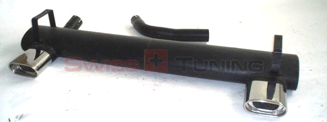 FRIEDRICH Sportauspuff / Duplex-ESD Stahl für: OPEL Vectra A-X  /  2000-16  (bitte Jahrgang angeben) | aluminisierter Stahl lackiert / Endrohr-Typen: alle | Hinweise: Quer-ESD