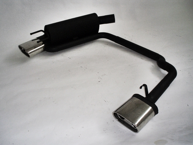 FRIEDRICH Sportauspuff / Duplex-ESD Stahl für: OPEL Corsa B /  1.0 - 1.6 16V  /  - 80 kW | aluminisierter Stahl lackiert / Endrohr-Typen: alle