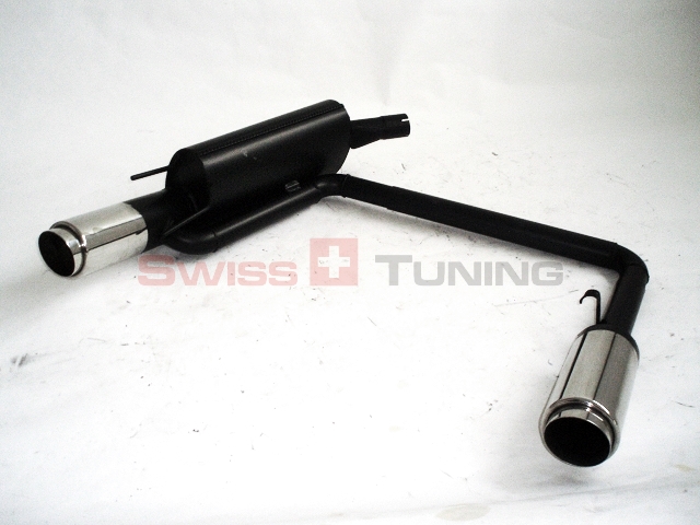 FRIEDRICH Sportauspuff / Duplex-ESD Stahl für: OPEL Tigra /  1.4, 1.6 /  - 78 kW | aluminisierter Stahl lackiert / Endrohr-Typen: alle