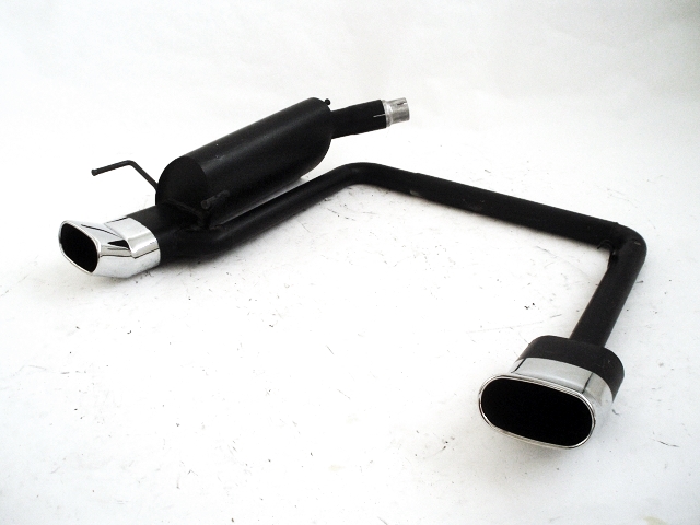 FRIEDRICH Sportauspuff / Duplex-ESD Stahl für: OPEL Corsa C /  1.0 - 1.8 16V  /  -92 kW | aluminisierter Stahl lackiert / Endrohr-Typen: alle