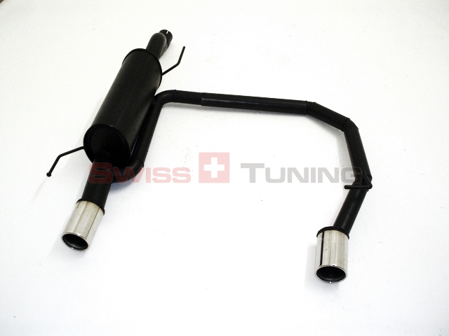 FRIEDRICH Sportauspuff / Duplex-ESD Stahl für: OPEL Corsa D / 1.0, 1.2, 1.3CDTI, 1.4, 1.7CDTI  / 44-92kW | aluminisierter Stahl lackiert / Endrohr-Typen: alle