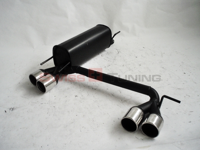 FRIEDRICH Sportauspuff / Duplex-ESD Stahl für: OPEL Omega B Lim. (-8.99)  2.0, 2.0 16V | aluminisierter Stahl lackiert / Endrohr-Typen: alle