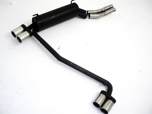 FRIEDRICH Sportauspuff / Duplex-ESD Stahl für: OPEL Omega B Car. (-8.99)  2.5 24V, 3.0 24V | aluminisierter Stahl lackiert / Endrohr-Typen: alle