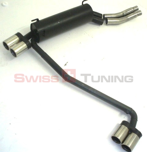 FRIEDRICH Sportauspuff / Duplex-ESD Stahl für: OPEL Omega B Car. (9.99-)  2.2 16V | aluminisierter Stahl lackiert / Endrohr-Typen: alle