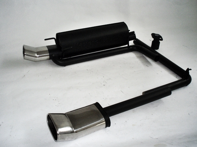 FRIEDRICH Sportauspuff / Duplex-ESD Stahl für: OPEL Astra G Fliessheck / 1.2 16V - 2.2 16V,2.2DTI / 48-108kW | aluminisierter Stahl lackiert / Endrohr-Typen: alle