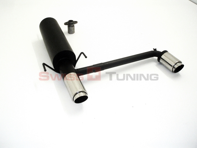 FRIEDRICH Sportauspuff / Duplex-ESD Stahl für: OPEL Astra G Coupé, Cabrio / 1.6 16V,1.8 16V,2.2 16V,2.2DTI / 76-108kW | aluminisierter Stahl lackiert / Endrohr-Typen: alle