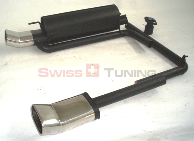 FRIEDRICH Sportauspuff / Duplex-ESD Stahl für: OPEL Astra G Caravan / 2.0 16V Turbo/ 147kW | aluminisierter Stahl lackiert / Endrohr-Typen: alle
