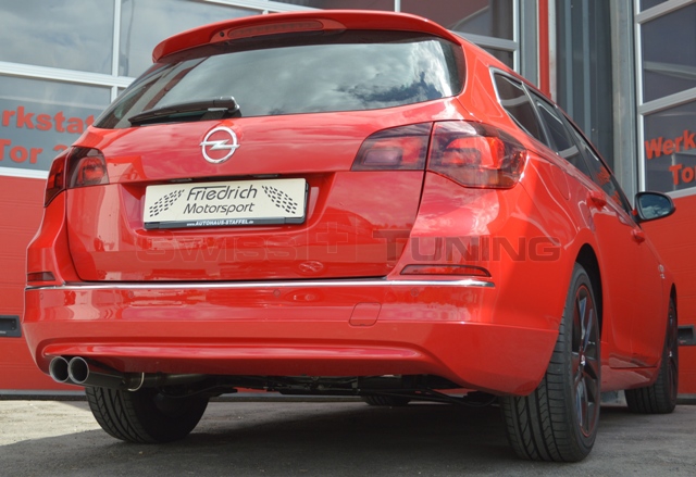 FRIEDRICH Sportauspuff / ESD Stahl für: OPEL Astra J SportsTourer / 1.3CDTI, 1.7CDTI, 2.0CDTI /  70-118 kW | Endrohr-Typen: alle