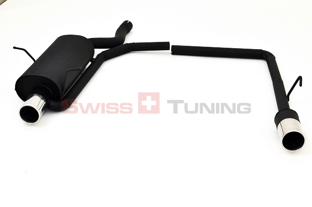 FRIEDRICH Sportauspuff / Duplex-ESD Stahl für: BMW E46 / 316i,318i  / 77-105 kW | aluminisierter Stahl lackiert / Endrohr-Typen: alle