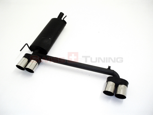 FRIEDRICH Sportauspuff / Duplex-ESD Stahl für: VW Golf 3 /  1.4 - 2.0 GTI 16V  | aluminisierter Stahl lackiert / Endrohr-Typen: alle
