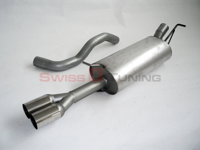 FRIEDRICH Sportauspuff / ESD Stahl für: VW Bora /  1.6, 1.8T, 2.0, V5, TDI  /   - 132 kW   | Endrohr-Typen: alle | Hinweise: -
