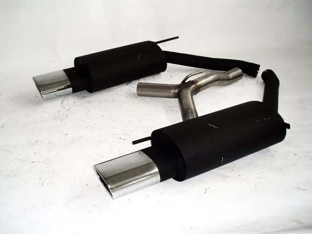 FRIEDRICH Sportauspuff / Duplex-ESD Stahl für: VW T4 / 1.9TD, 2.0, 2.4D, 2.5, 2.5TDI, VR6 /  50-150kW | aluminisierter Stahl lackiert / Endrohr-Typen: alle | Hinweise: 2 ESD