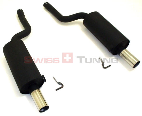 FRIEDRICH Sportauspuff / Duplex-ESD Stahl für: VW Passat 3B Syncro (97-10.00)  1.8 5V, 1.9TDI, 2.3 V5, 2.5TDI, 2.8 V6  / 92-142kW | aluminisierter Stahl lackiert /  Endrohr-Typen: alle / Hinweis: 2 ESD