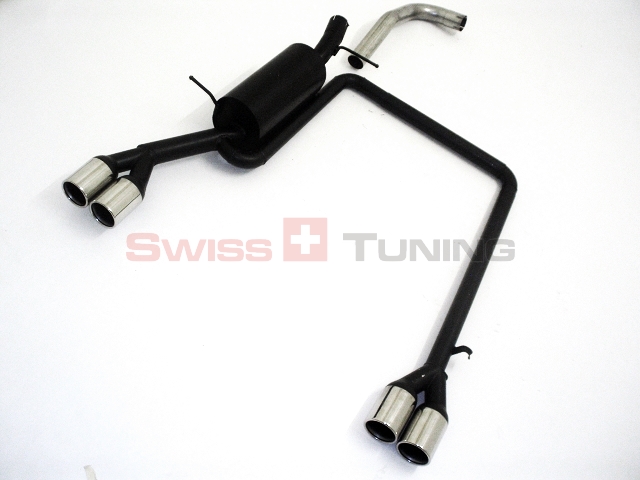 FRIEDRICH Sportauspuff / Duplex-ESD Stahl für: SKODA Fabia Combi / 1.2,1.4,1.4TDI,1.9SDi,1.9TDI,2.0  / 37-85 KW | aluminisierter Stahl lackiert / Endrohr-Typen: alle