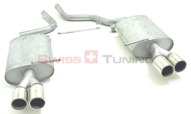 FRIEDRICH Sportauspuff / Duplex-ESD Stahl für: SEAT Exeo - 3R, inkl. ST / 2.0TFSI  /  125,155 kW | aluminisierter Stahl lackiert / Endrohr-Typen: alle