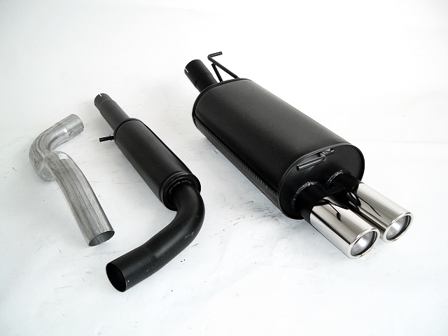 FRIEDRICH Sportauspuff / Anlage 63,5mm Stahl für: AUDI A3 - 8L Frontantrieb / 1.6,1.8,1.8T,1.9TDi / 66-132 kW   | Endrohr-Typen: alle
