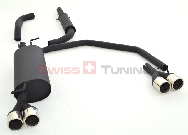 FRIEDRICH Sport-Auspuff / Duplex-Anlage 63,5mm Stahl für: AUDI A3 - 8L / 1.6i,1.8,1.8T,1.9TDi / 66-132 kW | Endrohr-Typen: alle | Hinweis: Abschlepphaken muss event. entfernt werden