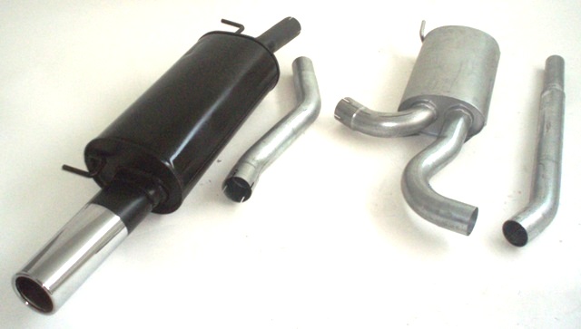 FRIEDRICH Sportauspuff / Anlage 63,5mm Stahl für: AUDI A6, incl. Avant (4B,2001-04) 1.8T,1.9TDI,2.0,2.5TDI / 96-132 kW | Endrohr-Typen: alle / Hinweis: für Modelle mit Heckschürzenausschnitt