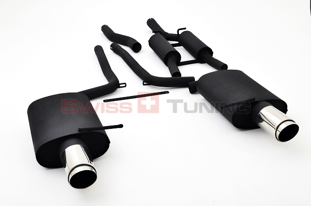 FRIEDRICH Sport-Auspuff / Duplex-Anlage 63,5mm Stahl für: AUDI A4 Quattro - B6,8E,8H / 1.8T, 1.9TDI / 96-140 kW | Endrohr-Typen: alle | Hinweis: mit VSD + 2 ESD