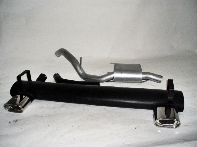 FRIEDRICH Sport-Auspuff / Duplex-Anlage 63,5mm Stahl für: OPEL Calibra Turbo - 150kW | Endrohr-Typen: alle